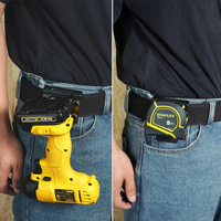 HXX JZ055C Perceuse à percussion Offre Spéciale Pistolet à clous Ruban à mesurer Étanche ABS Ceinture Perceuse Porte-foret Maison Spécial Sac Pièces Accessoires