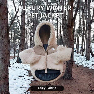 उच्च गुणवत्ता वाली लक्जरी पालतू कोट सुंदर क्लासिक प्लेड डिजाइन ब्राउन पॉलिएस्टर शीतकालीन कुत्ते के लिए XS-2XL आकार सभी मौसमों के लिए आकार - Product Image 2