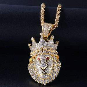 Pendentif Hip Hop de Luxe en Moissanite et Diamant, en Argent Sterling 925, Bijou Statement Sertie de Pierres pour Hommes et Femmes, Cadeau de Fête Tendance - Product Image 3
