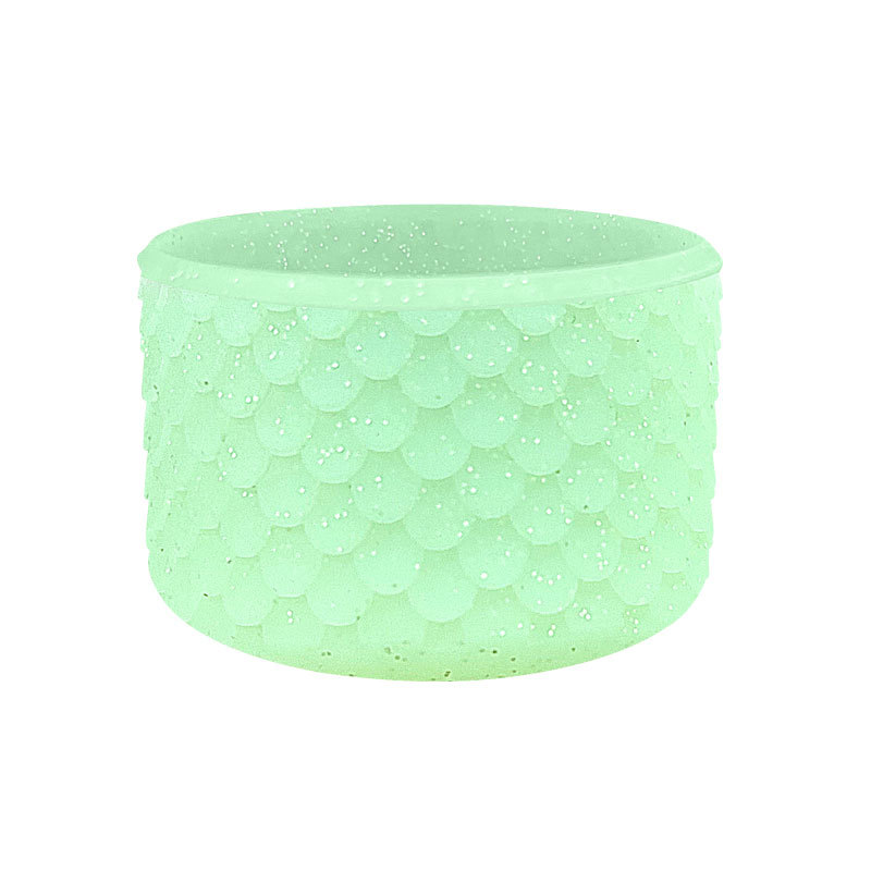 Argent pailleté citron vert