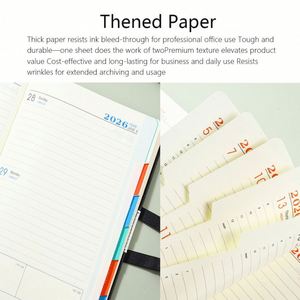 Libreta de Cuero PU de Regalo Promocional, Agenda A5 de Lujo con Logotipo Personalizado, Planificador 2026 y Cuaderno de Notas Personalizado - Product Image 5