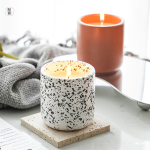 11オンス レインボー イリデセント カスタム キャンドルジャー ウェディング マット スペックル キャンドル容器 ラグジュアリー キャンドルジャー - Product Image 6