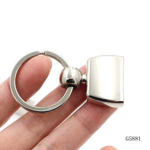 Porte-clés en métal de qualité supérieure, porte-clés de luxe en cuir 18mm 20mm 25mm 31mm, anneau de ceinture à visser, porte-clés de ceinture - Product Image 4