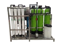 Machine de purification d'eau pure 250L 500L 1000L Purificateur d'eau potable avec noyau de pompe à filtre RO Tension 220V Garantie 1 an