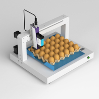 Impresora de Huevos Willita Automática de Alta Velocidad con Tinta Comestible de Grado Alimenticio, Diseño Portátil con Bluetooth/Wi-Fi, 3 Huevos por Segundo