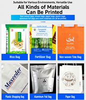 Impresora Automática de Serigrafía para Bolsas Tejidas, Máquina de Impresión de Fecha de Caducidad