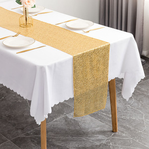 Pas cher <span class=keywords><strong>Prix</strong></span> Or Sequin Chemin De Table Gook Look Chemin De Table - Product Image 3