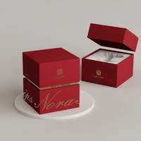 Boîte en papier d'emballage personnalisée de haute qualité, boîte de luxe avec logo personnalisé, boîte de parfum personnalisée avec insert en mousse pour la marque