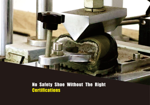 Zapatos DE SEGURIDAD transpirables impermeables de alta calidad <span class=keywords><strong>Botas</strong></span> de seguridad de corte alto con punta de acero de cuero para construcción industrial - Product Image 6