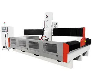 GS-1525R Outlet Pabrik Batu Buatan Cnc Router Cnc Pengolahan Kerajinan Tangan Cekung Tidak Rata Benda Kerja