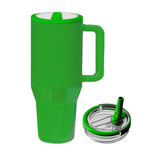 40 OZ Tumbler Handle Straw Double Wall Stainless Steel Coffee Milk <b>Tea</b> Beer <b>Mug</b> Insulated LED Temperature Display BPA Free Leak - Product Image 6