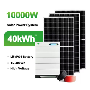 Pannelli Solari 5kW 10kW 20kW 30kW con Batteria e Kit Completo, Sistema Energetico Ibrido per Casa HFS10000-OFF, Sistema di Energia Solare - Product Image 1