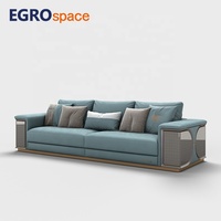 EGROspace – Ensemble de canapés de bureau en cuir pour visiteurs, style élégant et moderne, pour zones de réception et sièges de direction