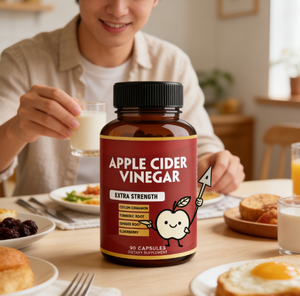 Capsules de vinaigre de cidre de pomme OEM pour la détoxification et la purification, améliorent l'immunité - Compléments alimentaires à base de plantes pour femmes et hommes, 60 unités - Product Image 3