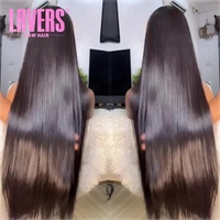 Perruques brésiliennes en cheveux humains naturels, lisses comme des baguettes, avec dentelle frontale 13x4 et 13x6 HD, alignées sur les cuticules, vente en gros