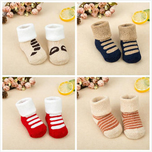 Calzini caldi per bambini calzini di lana di cotone per bambini calzini termici per bambini - Product Image 2