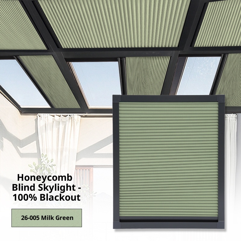 26-005 Tissu non tissé vert crème-7