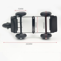 Dispositif de transfert assisté pour moto 4OEM Booster Scooter électrique Tire Blowout Chariot d'urgence Scooter électrique Remorque