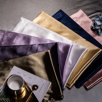 Haute Qualité OEKO-TEX 19mm 22mm drap de lit d'hôtel de luxe 100% Pure soie satin housse de couette en soie Dorée ensemble de literie