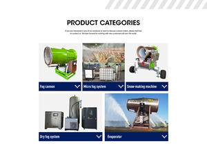 Canon à eau industriel anti-buée avec moteur électrique/générateur, <span class=keywords><strong>commande</strong></span> automatique/à distance, certifié CE - Product Image 5