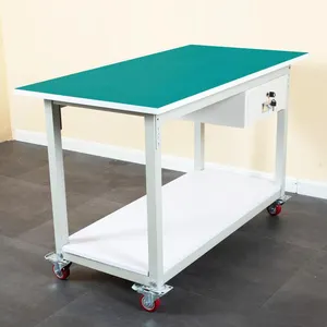 Factory Directly Sale Mobile Work Table Rolling Workbench With Wheels