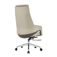 Fauteuil de direction moderne en cuir avec design spécial, hauteur réglable et siège pivotant