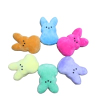 Mignon doux en peluche peluche peep lapin en peluche lapin de pâques peep lapin jouet