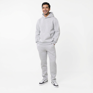 Conjunto Deportivo Informal para Hombre, Diseño Personalizado, Ligero, con Capucha, Lavado Ácido, Pantalones Deportivos Acampanados al por Mayor - Product Image 1