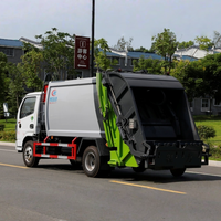 Camion à ordures à compression hydraulique Dongfeng Duolika 6cbm |   Châssis 4x2 |   Véhicule efficace pour la gestion des déchets