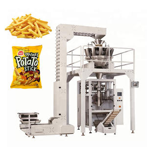 Machine d'emballage verticale automatique frites frites chips machine d'emballage de snacks alimentaires pesée verticale chips - Product Image 1