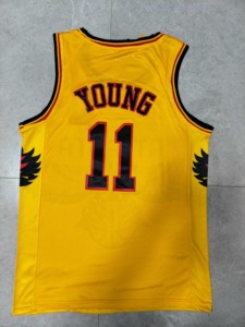 Maillots de sport brodés personnalisés pour hommes, 11 <span class=keywords><strong>Trae</strong></span> <span class=keywords><strong>Young</strong></span>, 5 Dejounte Murray, bonne qualité, joueur de basket-ball américain - Product Image 3