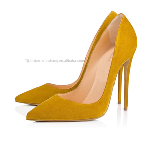 Escarpins à talons hauts pour femmes avec clous, bout pointu 12 cm, collection Printemps 2026, grandes tailles 34-46 - Product Image 2