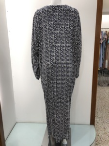 Dubai árabe Islam ropa musulmana ropa mamá 3XL-6XL rayón verano manga larga mujeres <span class=keywords><strong>Maxi</strong></span> vestido - Product Image 5