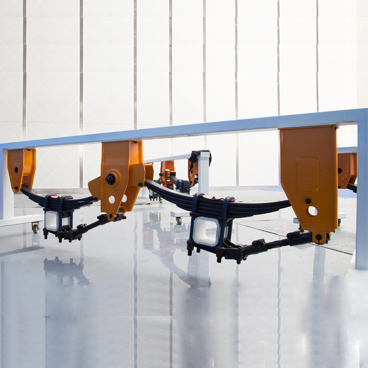 Лидер продаж, высококачественные детали для полуприцепа, 3-осевая механическая подвеска американского типа с листовой пружиной