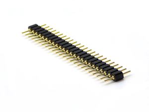 Connecteur d'en-tête à broches usinées DIN à pas de 2.54mm avec contact en laiton et boîtier en nylon Application de carte PCB H3.0mm 1*40P - Product Image 6
