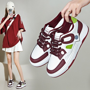 Pequeños zapatos blancos para mujer 2025 primavera y otoño nueva <span class=keywords><strong>red</strong></span> <span class=keywords><strong>Panda</strong></span> <span class=keywords><strong>rojo</strong></span> Color a juego Casual 100 tablero - Product Image 4