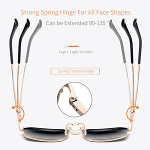 Gafas de Sol de Piloto Boy Jack Unisex con Lentes TAC UV400 y Montura Grande para Conducir - Product Image 2