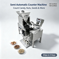 Jianfeng Machine semi-automatique de compteur vibrant gommeux de bonbons Machine électronique de comptage de comprimés de lait Machine de comptage de graines
