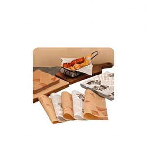 Papel de Pulpa de Madera Ecológico, Reciclable, Resistente al Calor, Impermeable, Apto para Alimentos, Envoltorio Antigrasa para Fideos - Product Image 2