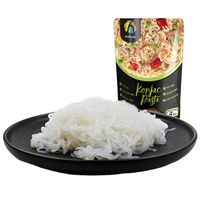 Zero Carb-harina de arroz Konjac, Pasta de arroz instantánea Shirataki fresca y húmeda, harina de Konjac + agua sin Gluten, fibra dietética alta en grasa