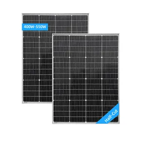 고효율 태양 전지 패널 580w 태양 광 발전 모듈 이안면 560w 565w 570w 575w 585w 590 와트