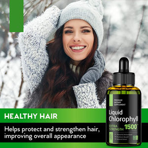 Gocce di Clorofilla Liquida 100% Naturale Energizzante Etichetta Privata all'Ingrosso - Product Image 3