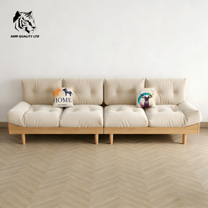 Suministro directo de fábrica, buen precio, personalizable, en stock, dropshipping, nuevo sofá moderno de moda para sala de estar, muebles de madera y tela. - Product Image 4