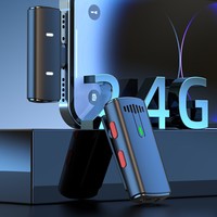 Neues Kabelloses Lavalier-Mikrofon mit Geräuschunterdrückung, Echtzeit-Überwachung, Mobilem Live-Streaming und Ladeetui für Ohrclip-Anwendungen