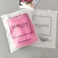 Pochette zippée transparente en EVA polyvalente et grande pour l'emballage de vêtements et de prêt-à-porter, sac d'emballage adhésif pour vêtements