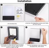 Lampes murales LED carrées en aluminium étanches IP65 15W pour usage extérieur en jardin