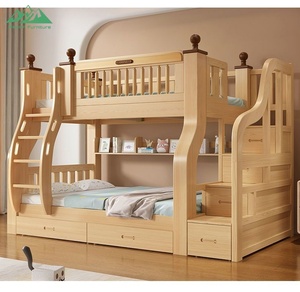Cama litera moderna Wayon para niños con escaleras de almacenamiento para dormitorio, colección de muebles para apartamento - Product Image 5