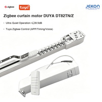 Moteur de rideau électrique Dooya DT82TN Z Tuya Zigbee, ultra silencieux (28,5 dB), compatible avec l'application, la commande vocale et la télécommande.