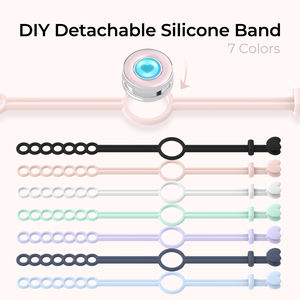 Bracelets intelligents Candy Pink&Pink Touch pour couples, vibration et lumière, relation à distance, bijoux intelligents tendance <span class=keywords><strong>Totwoo</strong></span> - Product Image 4