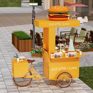 Chariot de courses mobile multifonctionnel personnalisé pour l'extérieur, chariot à ânes à conduite inversée, populaire sur internet, pour la promotion en centre commercial, chariot à fleurs - Product Image 4